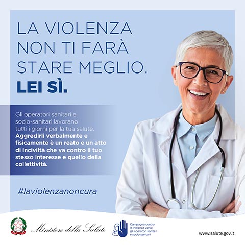 La violenza non ti farà stare meglio, LEI SI.